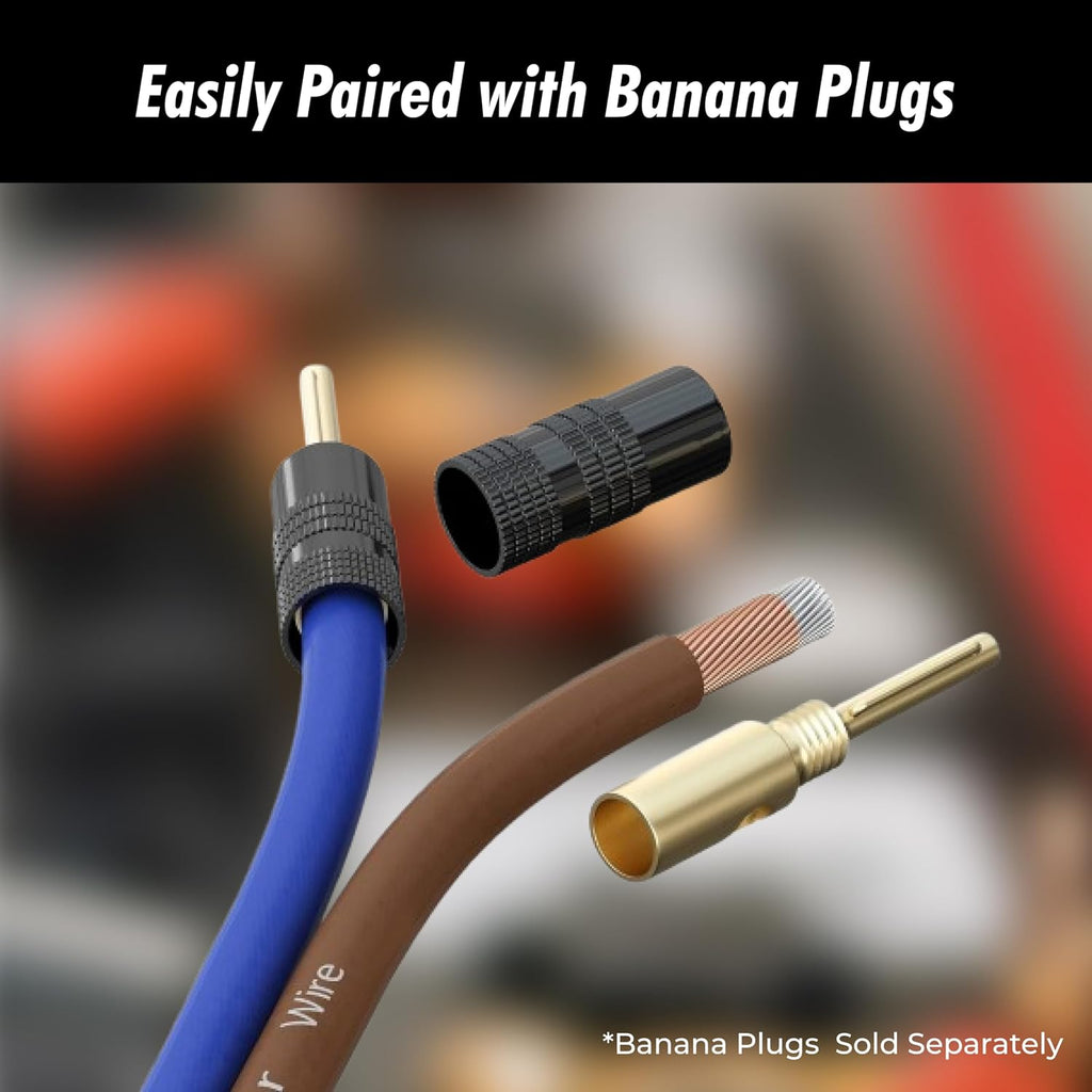14 Gauge Speaker Wire 100 Ft Cable, 14 AWG